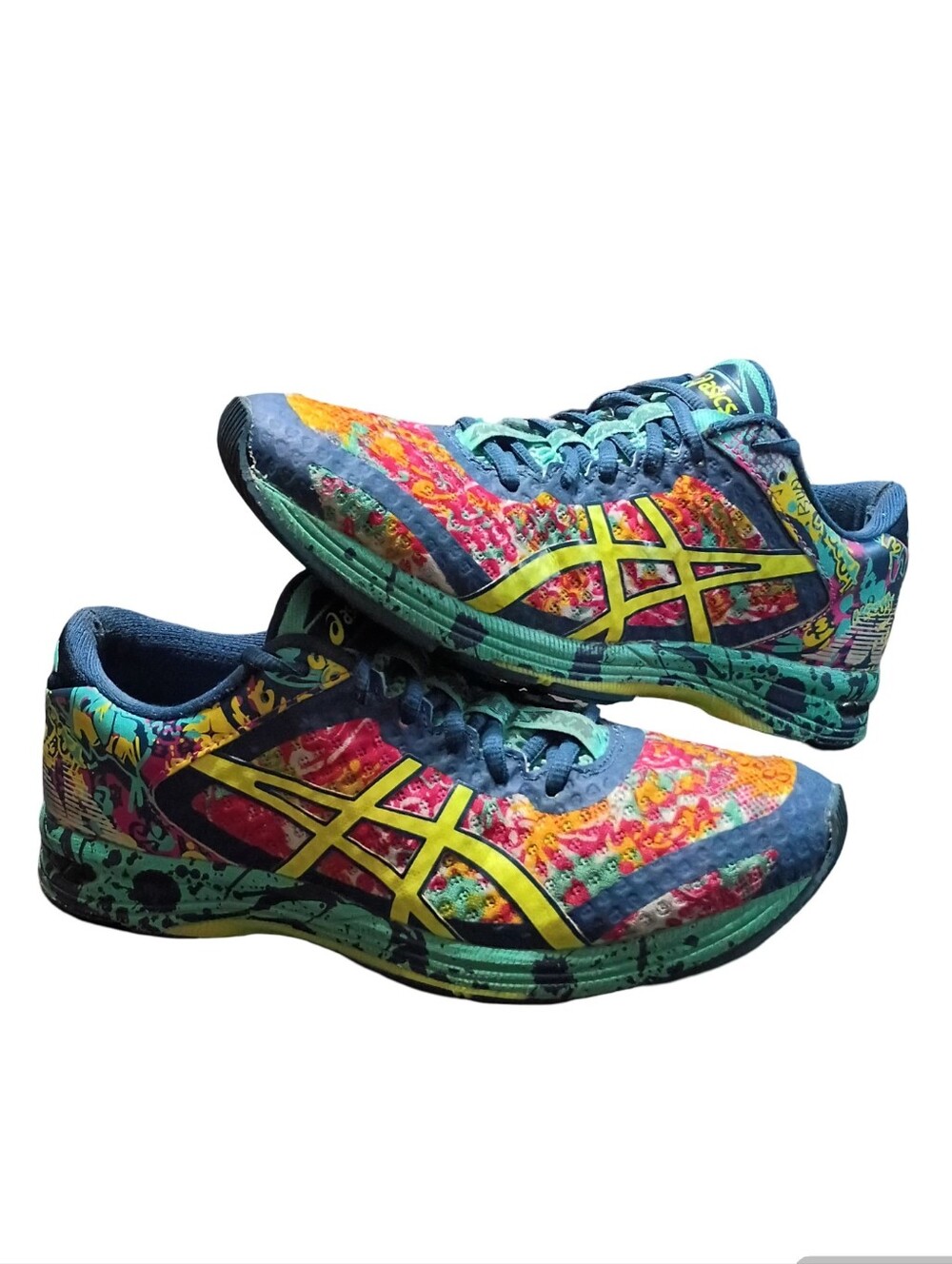 ASICS GEL-Noosa Tri 11 women's running shoes | Multicolor Graffiti| Women's 9
